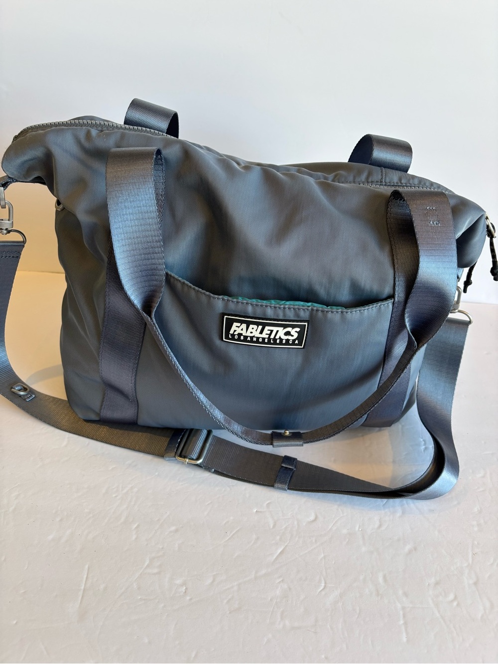 Fabletics Women’s Everyday Gray Tote Bag - Versatile Travel & Gym Tote